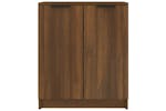vidaXL 817104 Shoe Cabinet Brown Oak 59x35x70cm Engineered Wood vidaXL 817104 Shoe Cabinet Brown Oak 59x35x70cm Engineered Wood