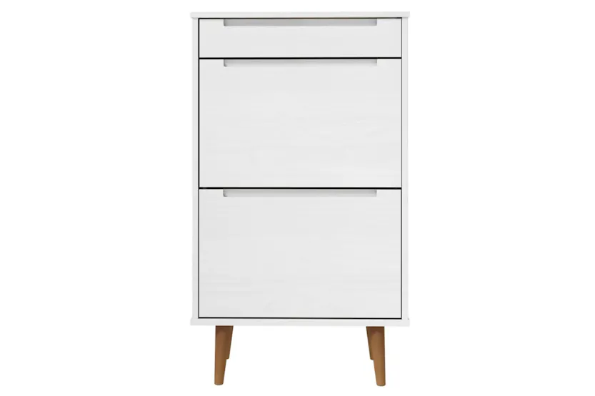 vidaXL 350526 Shoe Cabinet Molde White 59,5x35x103cm Solid Wood Pine vidaXL 350526 Shoe Cabinet Molde White 59,5x35x103cm Solid Wood Pine