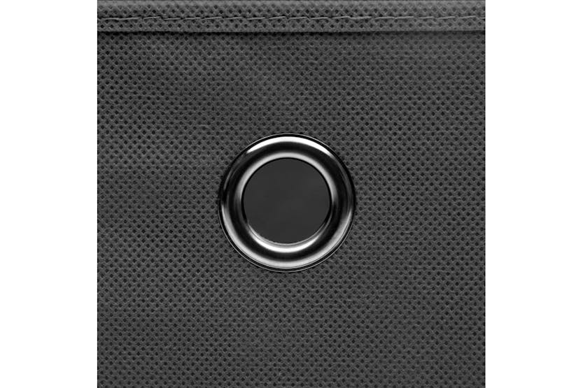 vidaXL 325194 Storage Boxes With Covers 10 Pcs 28x28x28cm Grey vidaXL 325194 Storage Boxes With Covers 10 Pcs 28x28x28cm Grey