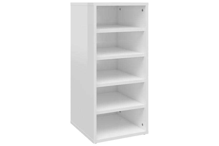 vidaXL 808994 Shoe Cabinets 2 Pcs High Gloss White 31.5x35x70cm Engineered Wood vidaXL 808994 Shoe Cabinets 2 Pcs High Gloss White 31.5x35x70cm Engineered Wood