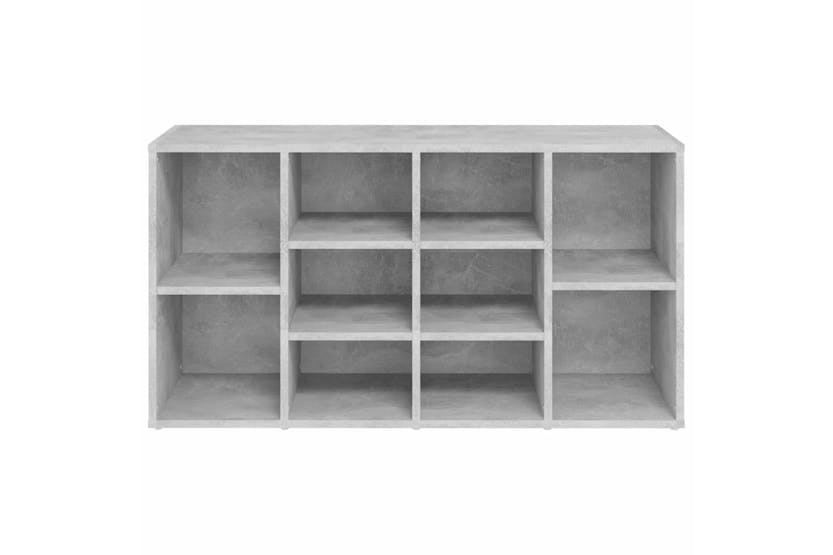 vidaXL 803294 Shoe Bench Concrete Grey 103x30x54.5cm Engineered Wood vidaXL 803294 Shoe Bench Concrete Grey 103x30x54.5cm Engineered Wood