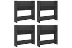 vidaXL 806722 Wall Shoe Cabinets 4 Pcs Grey 60x18x60cm Engineered Wood vidaXL 806722 Wall Shoe Cabinets 4 Pcs Grey 60x18x60cm Engineered Wood
