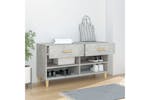 vidaXL 812820 Shoe Cabinet Concrete Grey 102x35x55cm Engineered Wood vidaXL 812820 Shoe Cabinet Concrete Grey 102x35x55cm Engineered Wood