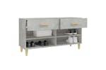 vidaXL 812820 Shoe Cabinet Concrete Grey 102x35x55cm Engineered Wood vidaXL 812820 Shoe Cabinet Concrete Grey 102x35x55cm Engineered Wood