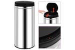 vidaXL 322697 Automatic Sensor Dustbin 80 L Stainless Steel vidaXL 322697 Automatic Sensor Dustbin 80 L Stainless Steel