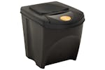 vidaXL 316184 Stackable Dustbins 3 Pcs Anthracite 75 L vidaXL 316184 Stackable Dustbins 3 Pcs Anthracite 75 L