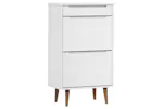 vidaXL 350526 Shoe Cabinet Molde White 59,5x35x103cm Solid Wood Pine vidaXL 350526 Shoe Cabinet Molde White 59,5x35x103cm Solid Wood Pine