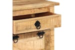 vidaXL 328297 4-layer Shoe Cabinet With Drawer Solid Rough Mango Wood vidaXL 328297 4-layer Shoe Cabinet With Drawer Solid Rough Mango Wood