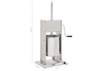 vidaXL 50964 Manual Sausage Stuffer Silver 10 L Stainless Steel vidaXL 50964 Manual Sausage Stuffer Silver 10 L Stainless Steel