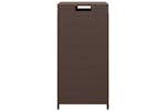 vidaXL 319411 Trash Bin Brown 40x40x80cm Poly Rattan vidaXL 319411 Trash Bin Brown 40x40x80cm Poly Rattan