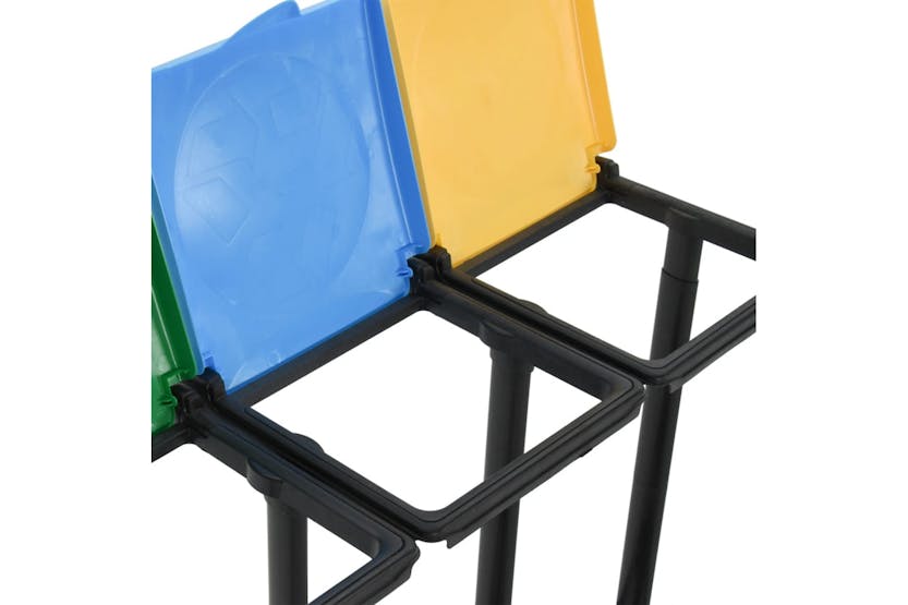 vidaXL 340989 Bin Bag Stands With Lid 240-330 L Multicolour Pp vidaXL 340989 Bin Bag Stands With Lid 240-330 L Multicolour Pp