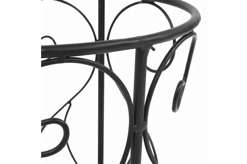 vidaXL 245932 Umbrella Stand Vintage Style Metal 26x46cm Black vidaXL 245932 Umbrella Stand Vintage Style Metal 26x46cm Black