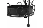 vidaXL 245932 Umbrella Stand Vintage Style Metal 26x46cm Black vidaXL 245932 Umbrella Stand Vintage Style Metal 26x46cm Black