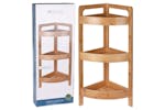 Bathroom Solutions 445848 3-tier Bathroom Rack Bamboo Bathroom Solutions 445848 3-tier Bathroom Rack Bamboo