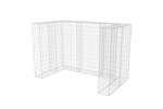 vidaXL 142559 Gabion Double Wheelie Bin Surround Steel 180x100x120cm vidaXL 142559 Gabion Double Wheelie Bin Surround Steel 180x100x120cm