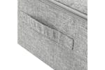 vidaXL 332905 Storage Box Fabric 70x40x18cm Grey vidaXL 332905 Storage Box Fabric 70x40x18cm Grey