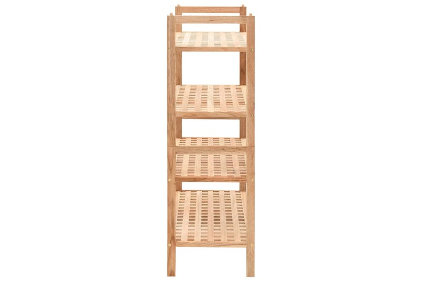 vidaXL 247103 Shoe Rack Solid Walnut Wood 69x26x81cm vidaXL 247103 Shoe Rack Solid Walnut Wood 69x26x81cm