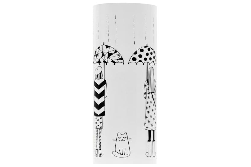 vidaXL 246801 Umbrella Stand Women Steel White vidaXL 246801 Umbrella Stand Women Steel White