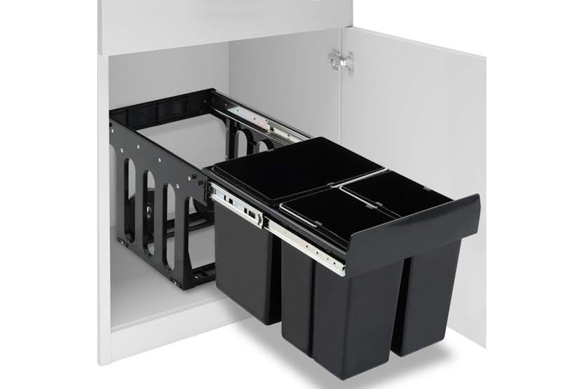 vidaXL 51182 Kitchen Cupboard Pull-out Dustbin Soft-close 48 L vidaXL 51182 Kitchen Cupboard Pull-out Dustbin Soft-close 48 L