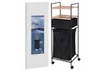 Bathroom Solutions 442464 Storage Rack With 2 Shelves And Laundry Basket Bamboo 109 Cm Bathroom Solutions 442464 Storage Rack With 2 Shelves And Laundry Basket Bamboo 109 Cm