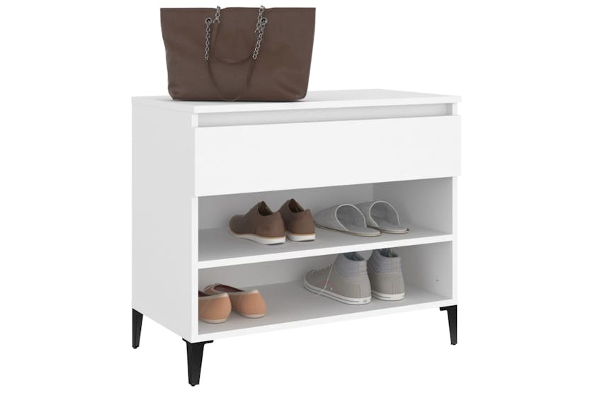 vidaXL 819764 Shoe Cabinet White 70x36x60cm Engineered Wood vidaXL 819764 Shoe Cabinet White 70x36x60cm Engineered Wood