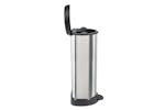 Curver 443826 Pedal Bin Deco D-shape 40l Silver Curver 443826 Pedal Bin Deco D-shape 40l Silver