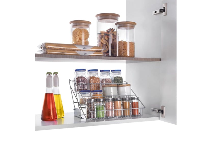 Metaltex 443444 3-tier Spice Rack Up&down On Rails Metaltex 443444 3-tier Spice Rack Up&down On Rails
