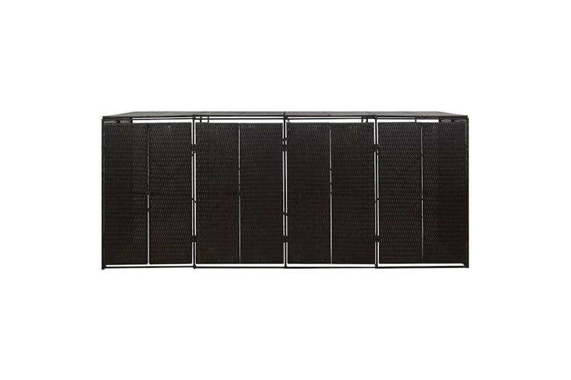 vidaXL 42269 Single Wheelie Bin Shed 240 L Impregnated Wood vidaXL 42269 Single Wheelie Bin Shed 240 L Impregnated Wood