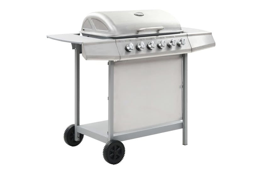 vidaXL 44283 Gas Bbq Grill With 6 Cooking Zones Stainless Steel Silver (at/de/ch Only) vidaXL 44283 Gas Bbq Grill With 6 Cooking Zones Stainless Steel Silver (at/de/ch Only)
