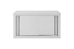 vidaXL 51052 Kitchen Wall Cabinet With Sliding Doors 90x40x50cm Stainless Steel vidaXL 51052 Kitchen Wall Cabinet With Sliding Doors 90x40x50cm Stainless Steel