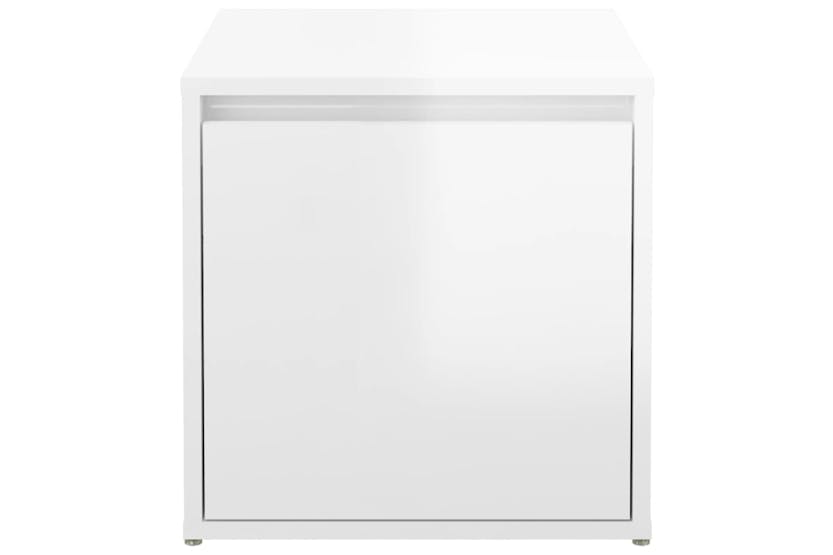 vidaXL 808780 Box Drawer High Gloss White 40.5x40x40cm Engineered Wood vidaXL 808780 Box Drawer High Gloss White 40.5x40x40cm Engineered Wood