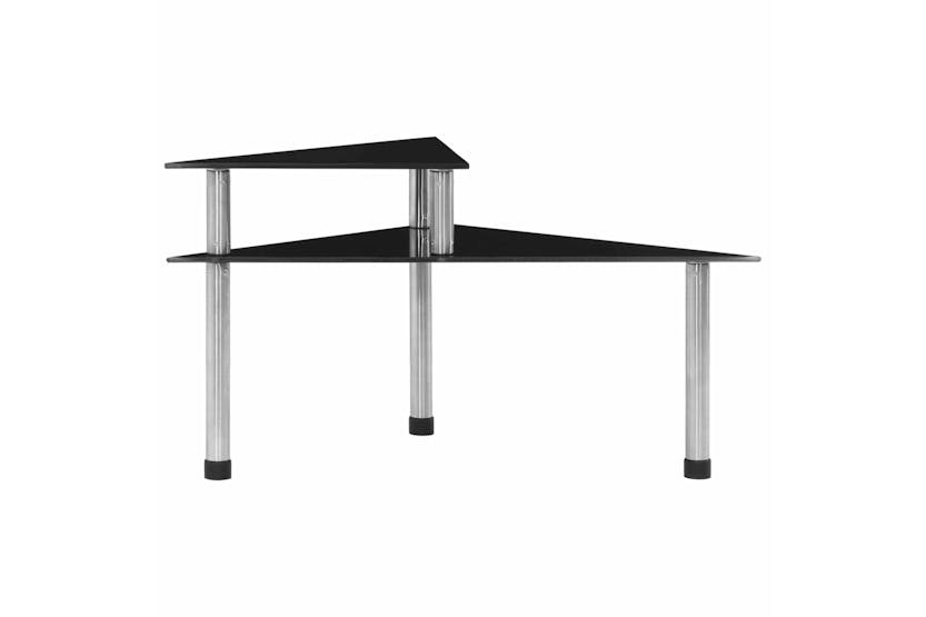 vidaXL 249526 Kitchen Shelf Black 49.5x35x26cm Tempered Glass vidaXL 249526 Kitchen Shelf Black 49.5x35x26cm Tempered Glass