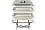 vidaXL 50530 4 Piece Chafing Dish Set Stainless Steel vidaXL 50530 4 Piece Chafing Dish Set Stainless Steel