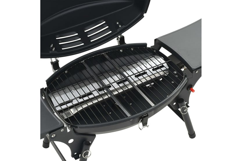 vidaXL 44276 Portable Gas Bbq Grill With Cooking Zone Black vidaXL 44276 Portable Gas Bbq Grill With Cooking Zone Black