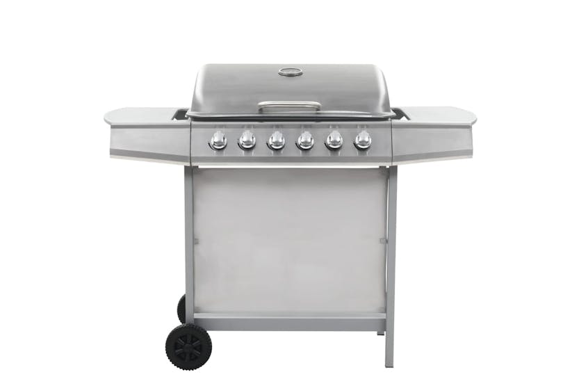 vidaXL 44283 Gas Bbq Grill With 6 Cooking Zones Stainless Steel Silver (at/de/ch Only) vidaXL 44283 Gas Bbq Grill With 6 Cooking Zones Stainless Steel Silver (at/de/ch Only)