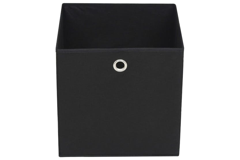 vidaXL 245746 Storage Boxes 10 Pcs Non-woven Fabric 32x32x32cm Black vidaXL 245746 Storage Boxes 10 Pcs Non-woven Fabric 32x32x32cm Black