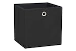 vidaXL 245746 Storage Boxes 10 Pcs Non-woven Fabric 32x32x32cm Black vidaXL 245746 Storage Boxes 10 Pcs Non-woven Fabric 32x32x32cm Black
