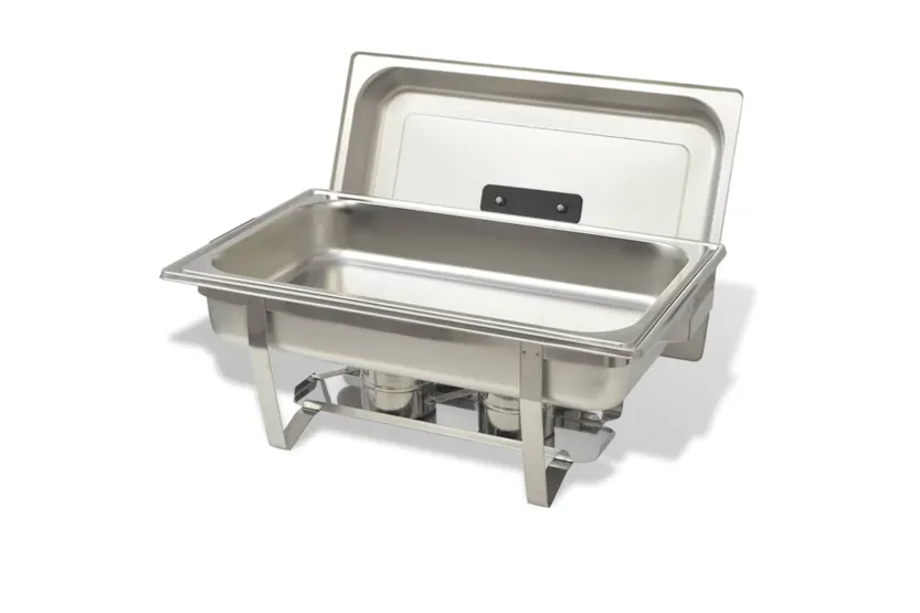 vidaXL 50529 3 Piece Chafing Dish Set Stainless Steel vidaXL 50529 3 Piece Chafing Dish Set Stainless Steel