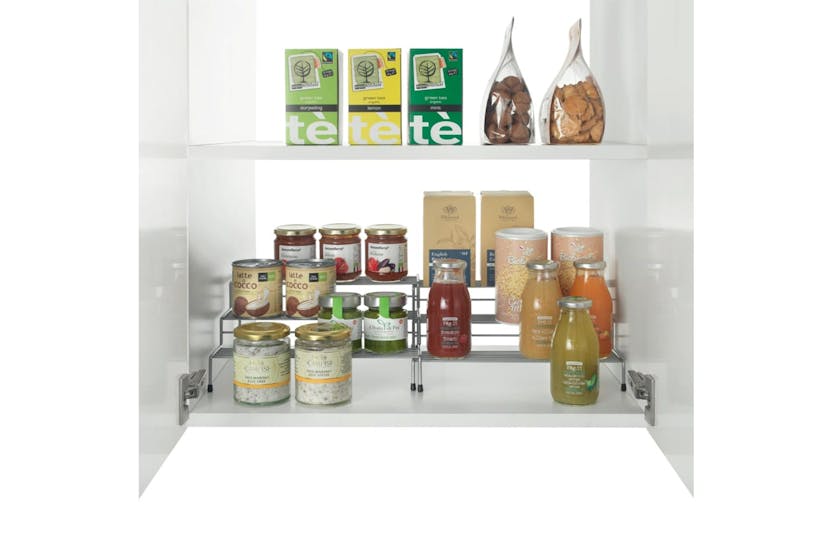 Metaltex 443442 3-tier Sliding Spice Rack X-tend 2 Pcs Metaltex 443442 3-tier Sliding Spice Rack X-tend 2 Pcs