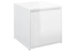 vidaXL 808780 Box Drawer High Gloss White 40.5x40x40cm Engineered Wood vidaXL 808780 Box Drawer High Gloss White 40.5x40x40cm Engineered Wood