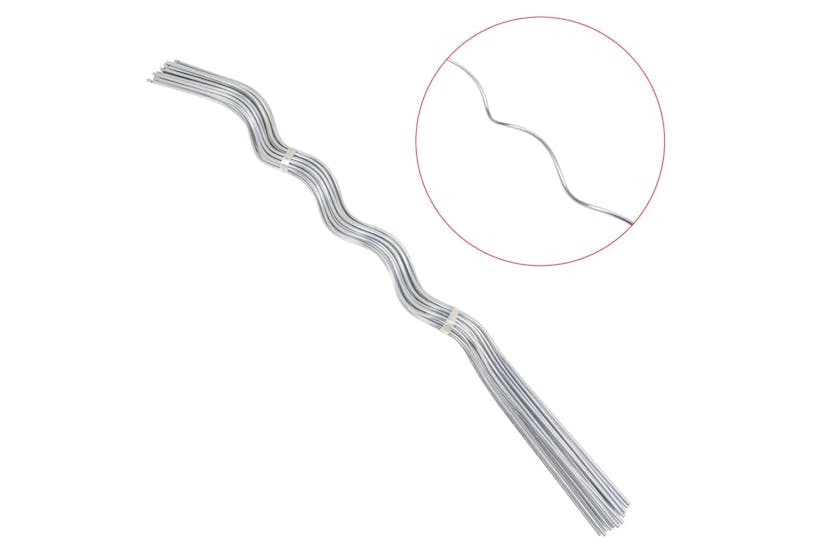 vidaXL 142416 50 Pcs Spiral Plant Supports 110cm Galvanised Steel vidaXL 142416 50 Pcs Spiral Plant Supports 110cm Galvanised Steel