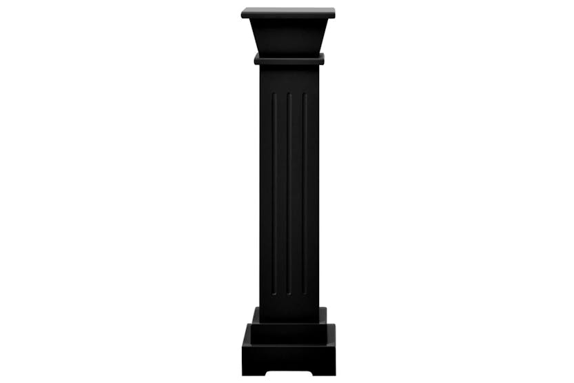 vidaXL 323970 Classic Square Pillar Plant Stand Black 17x17x66cm Mdf vidaXL 323970 Classic Square Pillar Plant Stand Black 17x17x66cm Mdf
