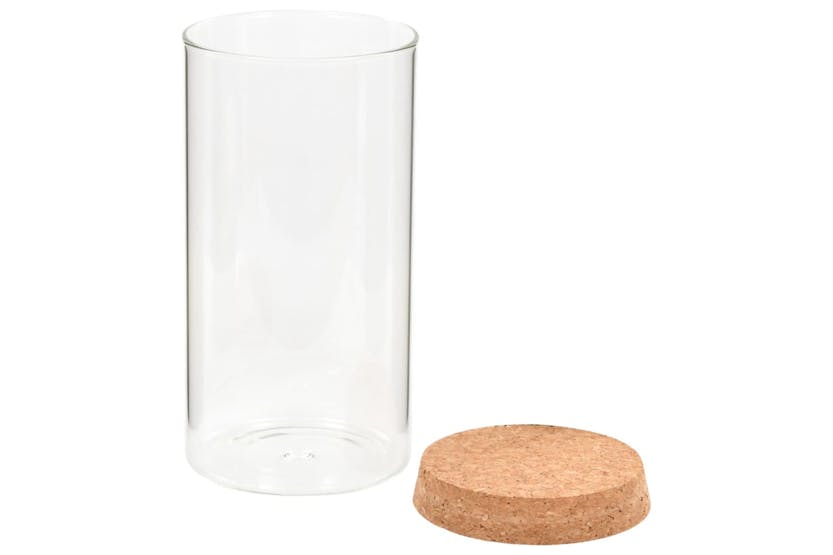 vidaXL 50841 Storage Glass Jars With Cork Lid 6 Pcs 1400 Ml vidaXL 50841 Storage Glass Jars With Cork Lid 6 Pcs 1400 Ml