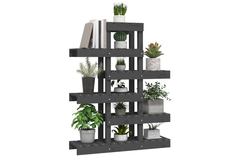 vidaXL 822089 Plant Stand Grey 85x25x109.5cm Solid Wood Pine vidaXL 822089 Plant Stand Grey 85x25x109.5cm Solid Wood Pine