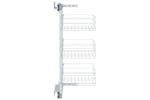 vidaXL 50969 3-tier Pull-out Kitchen Wire Basket Silver 47x25x56cm vidaXL 50969 3-tier Pull-out Kitchen Wire Basket Silver 47x25x56cm