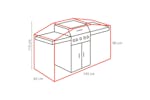 Perel Garden 443082 Outdoor Barbecue Cover 145 Cm Perel Garden 443082 Outdoor Barbecue Cover 145 Cm