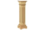 vidaXL 323968 Classic Square Pillar Plant Stand Light Wood 17x17x66cm Mdf vidaXL 323968 Classic Square Pillar Plant Stand Light Wood 17x17x66cm Mdf