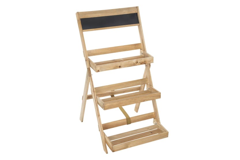 Hi 446208 3-tier Foliding Plant Stand Rack Wood Hi 446208 3-tier Foliding Plant Stand Rack Wood