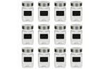 vidaXL 50855 Storage Jars With Sticker 12 Pcs 300 Ml vidaXL 50855 Storage Jars With Sticker 12 Pcs 300 Ml