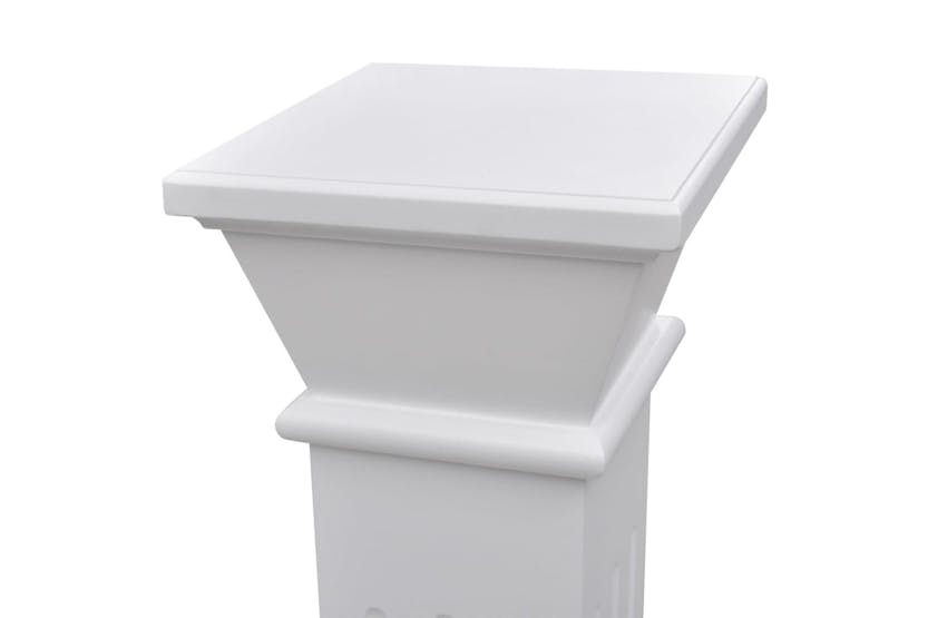 vidaXL 241849 Classic Square Pillar Plant Stand Mdf vidaXL 241849 Classic Square Pillar Plant Stand Mdf